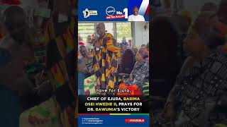 Chief of Ejura Barima Osei Hwedie II prays for Dr Bawumia’s victory [upl. by Welch]