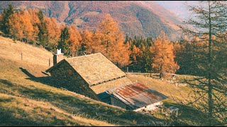 BAITA IN MONTAGNA a 1800 m nelle Alpi  Relax e trekking nella natura 🌲 [upl. by Lleznod]