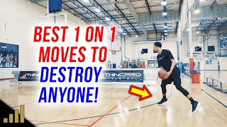 How to BEST 1 ON 1 BASKETBALL MOVES TO BEAT ANYONE [upl. by Iatnohs]