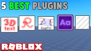 5 BEST ROBLOX Plugins For Building [upl. by Lyrahc]