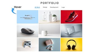 Responsive Portfolio Filterable Image Gallery Using HTML CSS amp JavaScript [upl. by Eladnwahs]