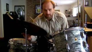 Drum Lesson John Bonham Triplets Part II [upl. by Kcorb522]