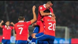 Todos los goles de Chile Clasificatorias Brasil 2014 [upl. by Pope139]