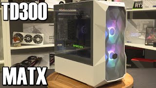 Coolermaster TD300 MATX Case Review [upl. by Lehcyar]