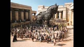 Trojan Horse clip from Troy Movie HD [upl. by Idnim]