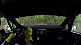 Onboard Clio Rally4  Rallye Castine  Terre dOccitanie  ES1  Quentin Ribaud amp Mélissa Declerck [upl. by Bolt961]