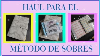 haul para método de ahorro con sobres [upl. by Downing921]