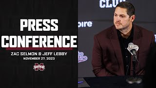 FOOTBALL  Jeff Lebby Introductory Press Conference 112723 [upl. by Uis424]