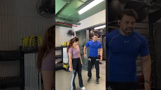 Jhulta minara gym mein 😂😂😂 funny fitcomedy comedy funnyfit motivation [upl. by Franck]