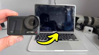 DJI Osmo Action 4  How to Transfer Videos to Computer [upl. by Rayner959]