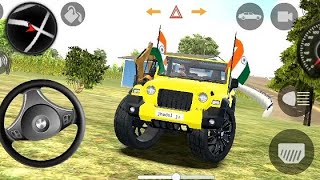 Dollar Song Modified Mahindra Thar  Driving Gameplay Indian Cars Simulator 3D Android Gameplay😈 [upl. by Danette]