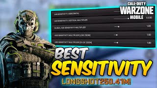 How to get your BEST SENSITIVITY SETTING IN WARZONE MOBILE [upl. by Suzzy]