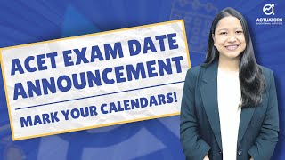 ACET Exam Date IS FINALLY OUT [upl. by Enar]