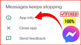 How To Fix Messaging Keeps Stopping Error Android  Messages Keeps stopping fix [upl. by Erdne97]