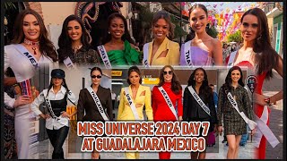 DAY 7 OF MISS UNIVERSE INDIA MEXICO PARAGUAY THAILAND USA AND TURKS AND CAICOS IN GUADALAJARA [upl. by Zonda711]