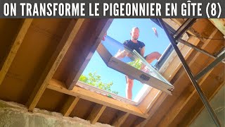 ON TRANSFORME LE VIEUX PIGEONNIER EN GÎTE partie 8 chantiers croisés deborahpaullagrange31 EP23 [upl. by Irtimed]