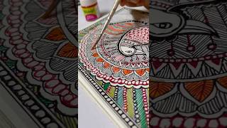 Madhubani ♥️madhubani painting paint paintingideas [upl. by Rimahs]