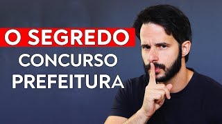 A Tática que eu utilizei para ser APROVADO no Concursos de Prefeitura [upl. by Arutnev387]