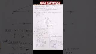 Combination of thin lenses in ContactPower of two lenses in Contactrayopticsclass12 shots [upl. by Myke652]