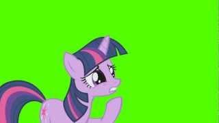 Twilight Sparkle Facehoof  Green Screen Ponies [upl. by Publia]