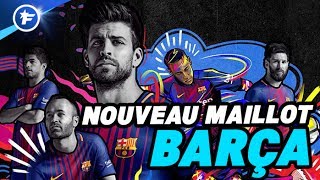 Le nouveau maillot domicile du FC Barcelone 20172018 [upl. by Morita]