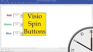 Visio Spin Buttons [upl. by Neelrac]