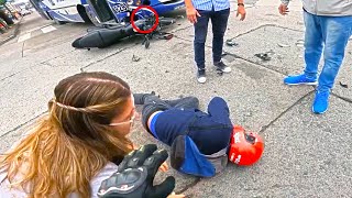 NEW BIKERS SHOULD SEE THIS  Crazy Motorcycle Moments  Ep582 [upl. by Easton]