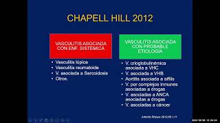 8 Cursillo Vasculitis [upl. by Schulman]