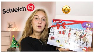 SCHLEICH HORSE ADVENT CALENDAR UNBOXING 2022  Schleichstable WMM [upl. by Laefar]