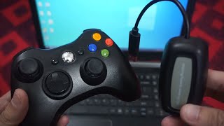 How To Connect a Wireless Xbox 360 Controller to PCLaptop Windows 10 [upl. by Hausmann]