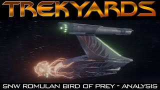 Romulan Bird of Prey  Analysis SNW S1 [upl. by Eimmac621]