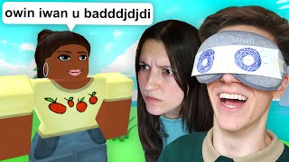 Total Roblox Drama But Im BLINDFOLDED [upl. by Wallach861]