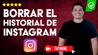 Cómo BORRAR el HISTORIAL de Instagram  📱Fácil y rápido✅ [upl. by Magocsi760]