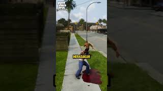 INILAH REAKSI NPC KETIKA TERKENA PISAU DI GTA VICE CITYGTA SAGTA 3GTA 4GTA 5shorts [upl. by Ahtenak]