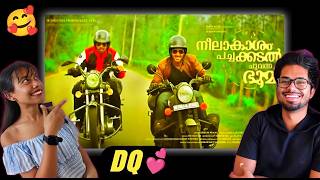 Thaazhvaram Song Reaction ❤️ DQ in Neelakasham Pachakadal Chuvanna Bhoomi  Filmosophy Malayalam [upl. by Lucia258]