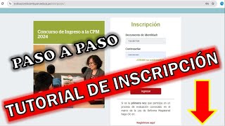 TUTORIAL DE INSCRIPCIÓN EN EL APLICATIVO PARA EL NOMBRAMIENTO 2024 [upl. by Aihsoem6]