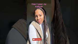 How to wear a Keffiyah Turban turbanstyle keffiyeh headwrapstyles headwraptutorial hijabi [upl. by Cassondra]