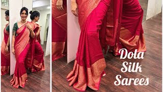 Budget Functionwear SareesDola Silk [upl. by Reinke902]