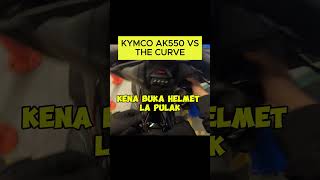 KYMCO AK550 VS Parking The Curve [upl. by Naihr]