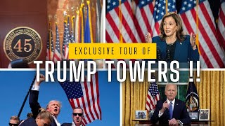 Trump’s Tower Exclusive Tour  Kamala Harris Campaign  Trump Shooting  Biden Farewell potus [upl. by Elletnahc272]