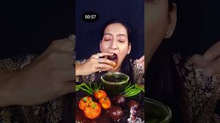 PANIPURI EATING IN 60 SECOND EATING CHALLENGE youtubeshorts ytshorts viral trending shorts [upl. by Kerns]