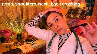 ASMR Chiropractic Adjustments  REAL joint Cracking amp Camera Tilt  Lymphatic Body Massage [upl. by Gabriella]