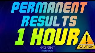 GET PERMANENT SUBLIMINAL RESULTS IN 1 HOUR PROCEED WITH CAUTION SUBLIMINAL FREQUENCY WIZARD [upl. by Airad298]