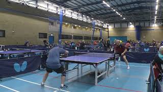 Vadym Krevs v Stephen Horsfield  O40 Mens Singles Group  VETTS Midland 2024 [upl. by Zelazny]