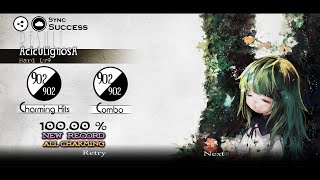 DEEMO AciculignosA Hard Lv9 10000 All Charming [upl. by Ardiekal]