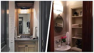 75 Black Powder Room With Recessedpanel Cabinets Design Ideas Youll Love 💎 [upl. by Ern]