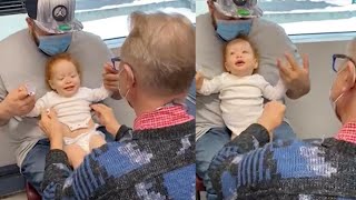 Doctor Sings And Tickles Toddler To Distract Them [upl. by Dnomad]