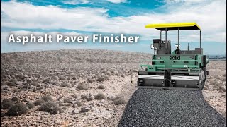 Asphalt Paver Finisher  Asphalt Paver Machine  paver Machine function  Solid 1972 roadpaver [upl. by Burrows152]