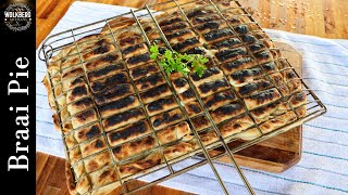 How to make a Boerewors Braai Pie  Braai recipes  Sausage and cheese filled pastry  South African [upl. by Otrevogir]