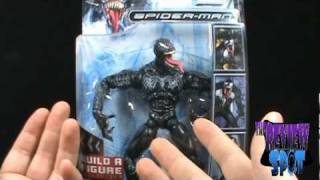 Toy Spot  Marvel Legends Spiderman quotSandman Seriesquot Venom [upl. by Thera]